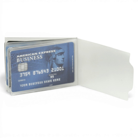 Bifold 4 Page Passcase Wallet Inserts Tab