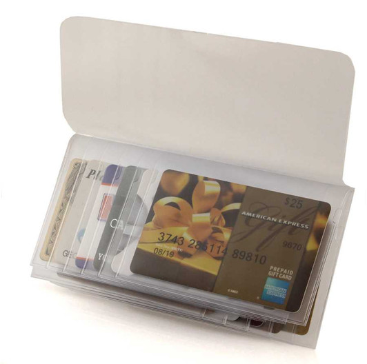 Plastic Wallet Inserts - Secretary 12 Page Credit Card Holder