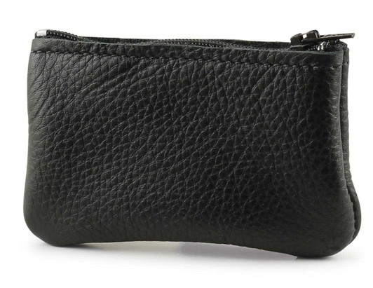 Small Leather Pouch- Black