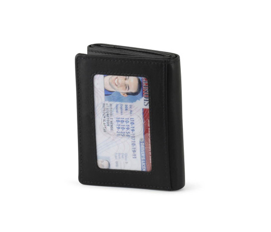 RFID Men's Wallet Trifold with Outer ID
