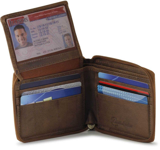 Men's Zipper Wallet