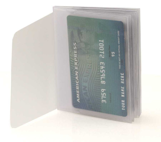Trifold 8 Page Wallet Inserts with 2 Tabs