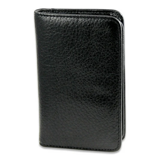 Buxton Deluxe Credit Card Case - Front - Black