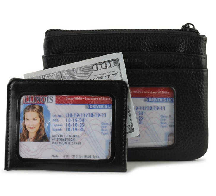 Buxton Large RFID Credit Card, I.D. & Coin Holder