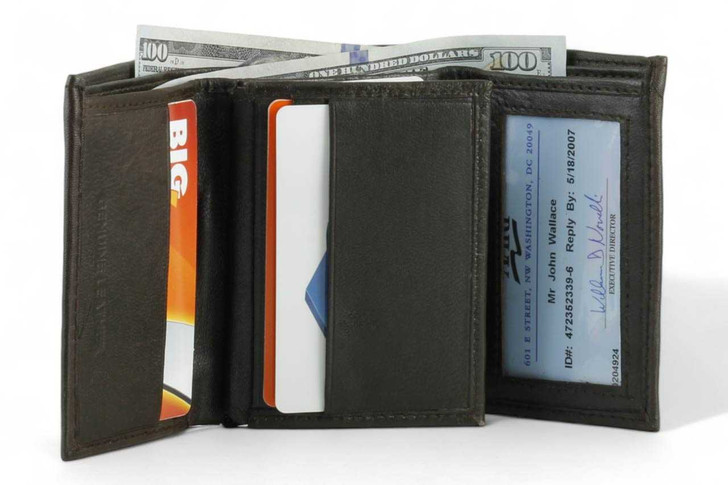 Trifold Wallet - Brown