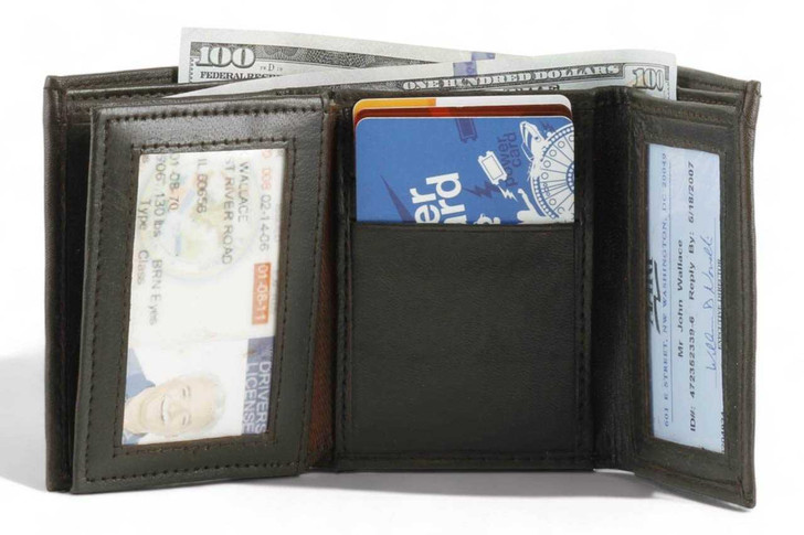 Trifold Wallet - Brown