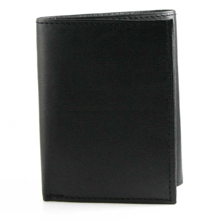 Trifold Wallet with Left Side Flip Up ID - Front