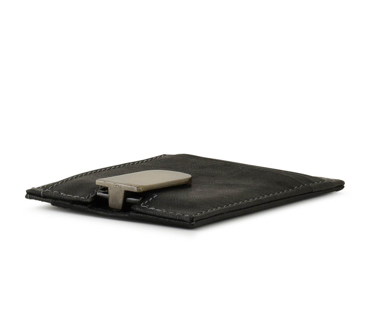 Buxton Front Pocket Money Clip Wallet Tan