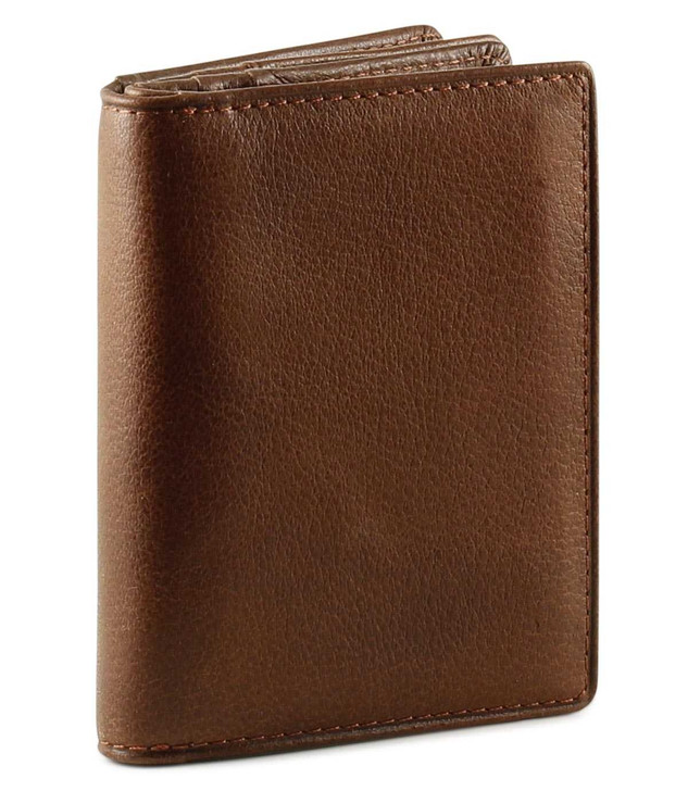 Osgoode Marley Gusset Card Case with Extra Page - Brandy