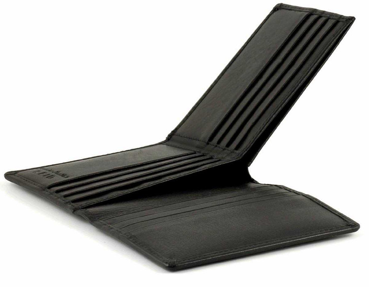 L Shaped Wallet Black