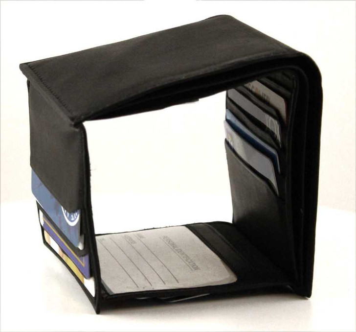 Double Flap Hipster Wallet