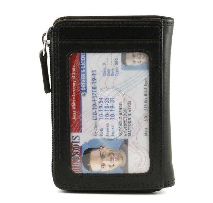 ID Holder with Gusset Pockets.