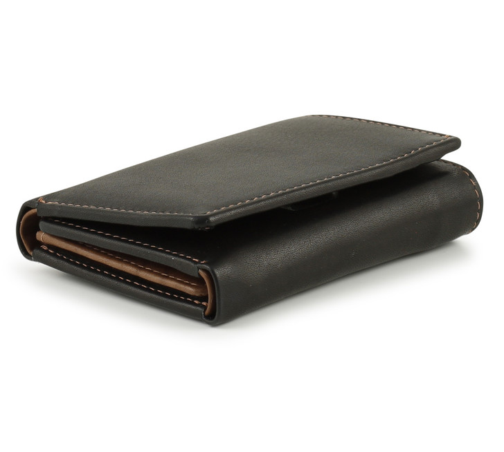 Trifold Wallet - Black/Toffee