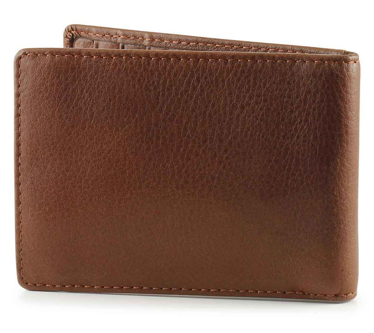 Wallet Money Clip Inside - Brandy