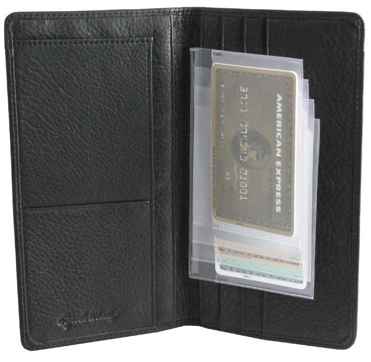 Plastic Wallet Inserts - Secretary 4 Page Credit Card Holder