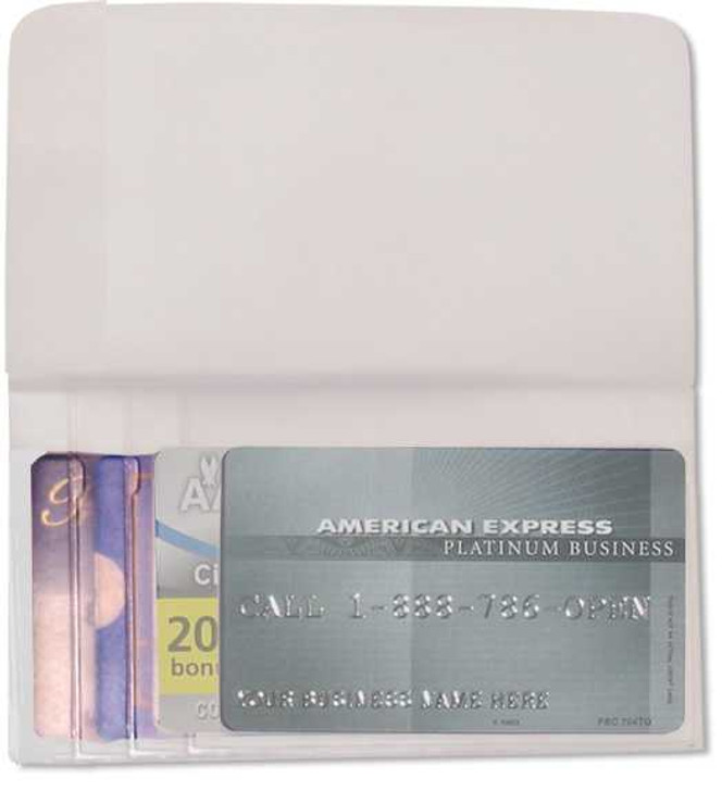 plastic wallet inserts tab
