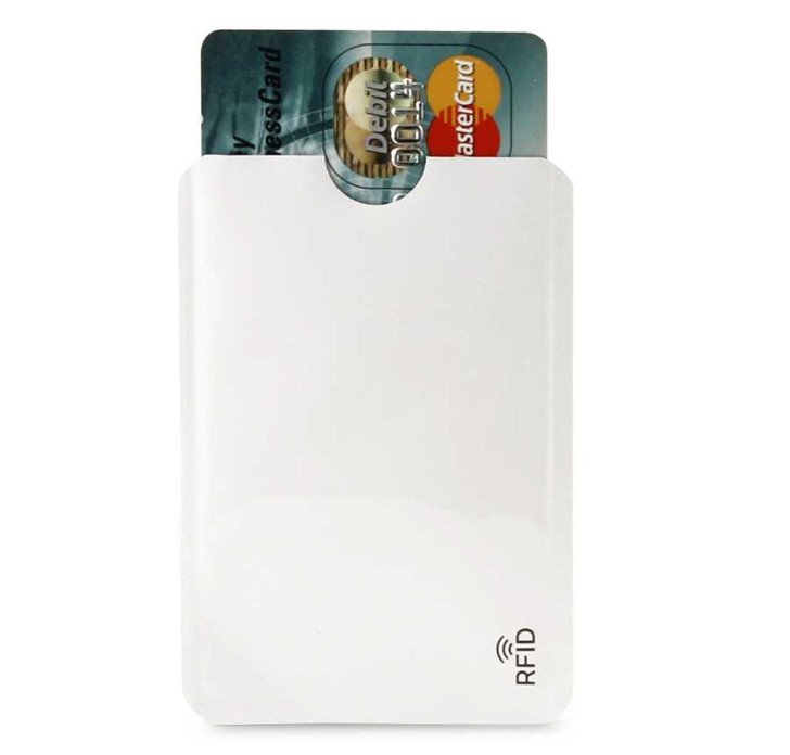 RFID Credit Card Insert - White