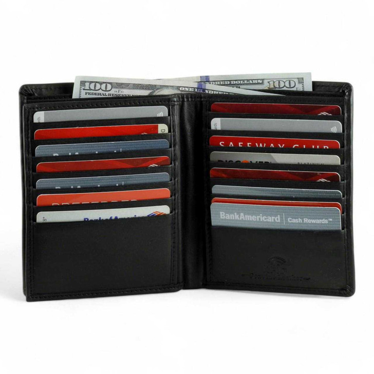 RFID Double High Extra Page Hipster Wallet
