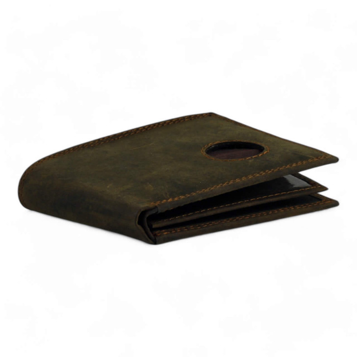 Slim Leather Bifold with AirTag Holder Premium men's wallet