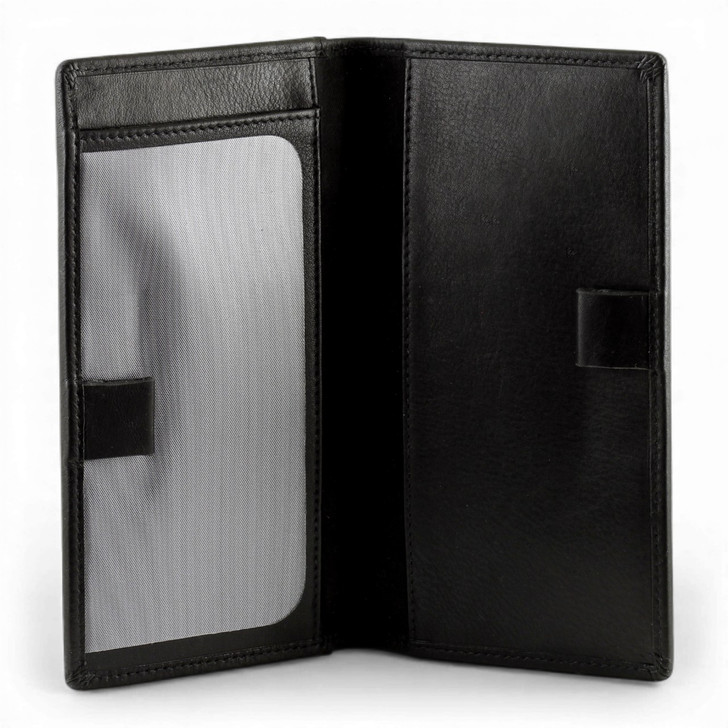 Leather Checkbook Wallet