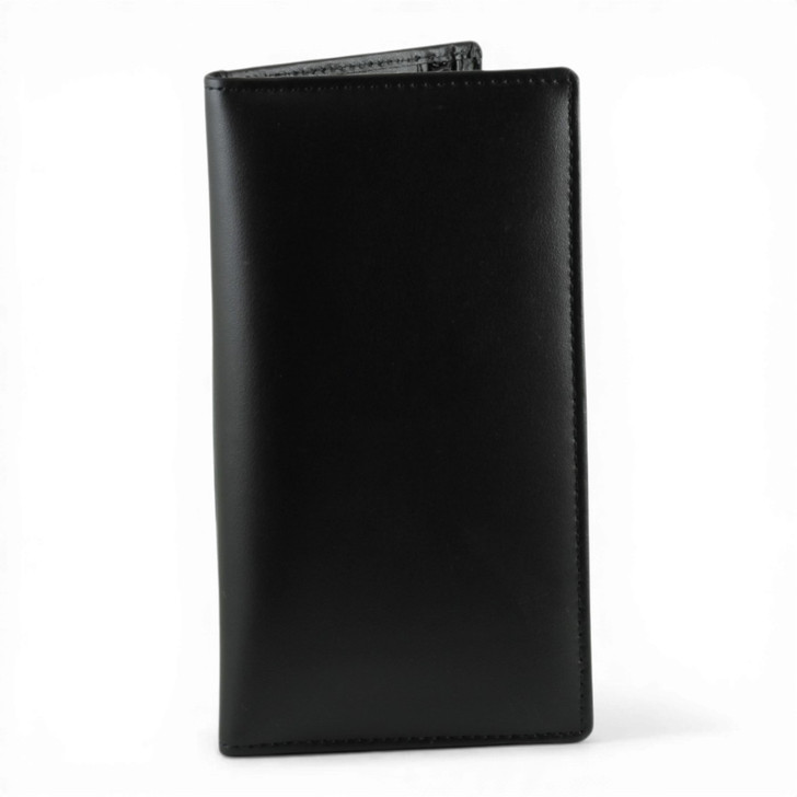 Leather checkbook wallet