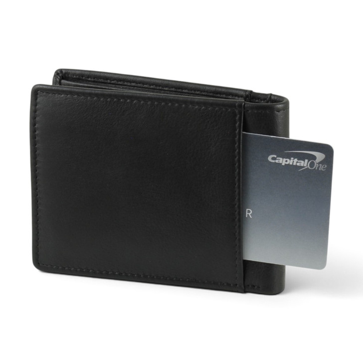 genuine leather RFID wallet