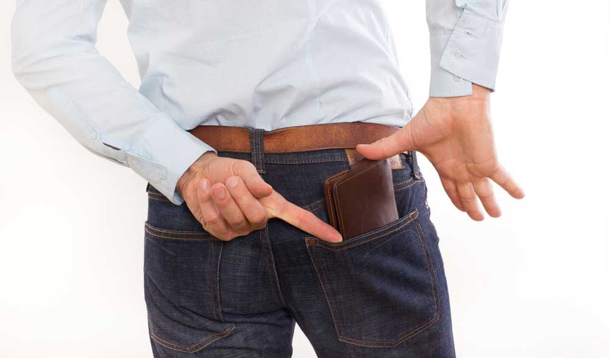 Do you keep your wallet in your back left pocket or your back