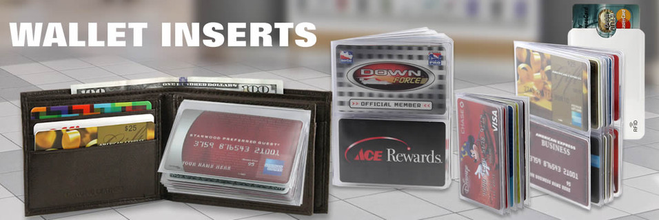 Wallet Insert Layout Wallet Inserts: What Are These Plastic Credit Card Holders? - WalletGear