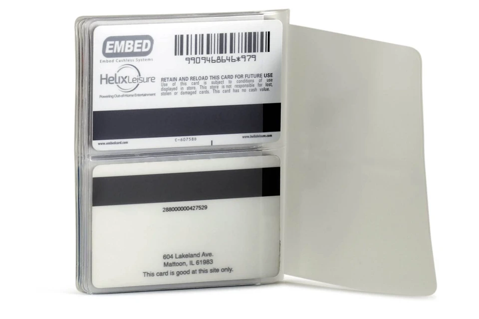 Wallet Inserts - Plastic Credit Cards Holders Windows