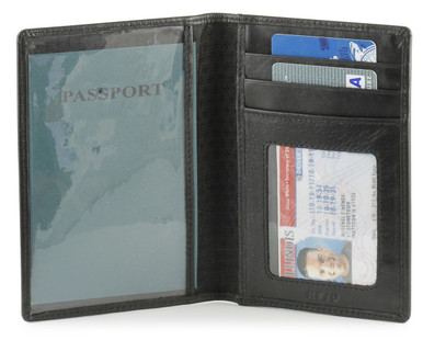 RFID Leather Vaccination Card Holder