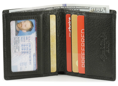 Osgoode Marley RFID Leather Mens ID Card Case Wallet Bifold w// ID window 1220