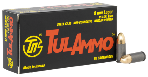 TULAMMO 9MM 115GR FMJ 50RD BOX