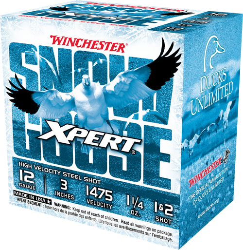 WINCHESTER XPERT SNOW GOOSE 12GA 3" #1 SHOT 25RD BX 250RD CASE