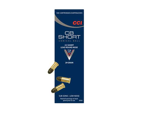 CCI 22 CB  SHORT 29GR LRN   * 100 RD/BX 50 BX/CS