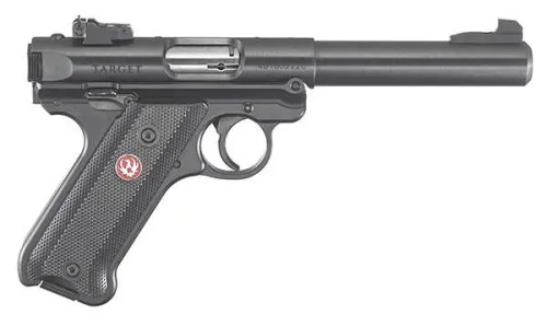 RUGER MRK IV TRGT 22LR 5.5" BLUED BLK GRP ADJ SGHT 10RD