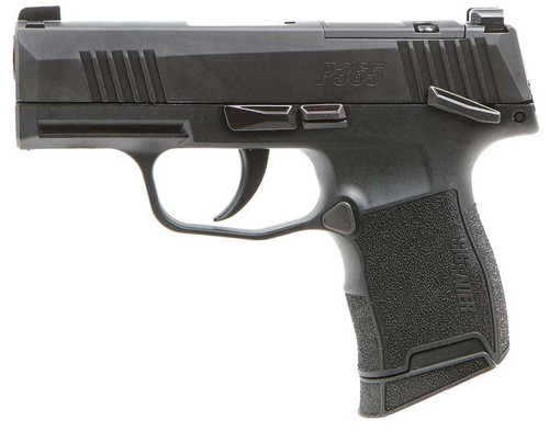 SIG SAUER P365 9MM PSTL 3.10" BLK 2-10RD OPTIC RDY MANUAL SAFETY