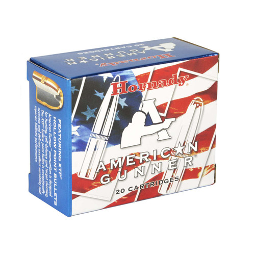 HORNADY AMERICAN GUNNER 40SW 180G XTP 20RD BX 200RD CASE