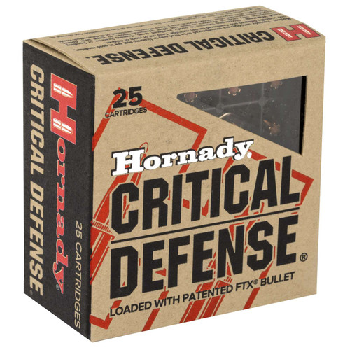 HORNADY CRITICAL DEFENSE 25ACP 35G 25RD BX 250RD CASE