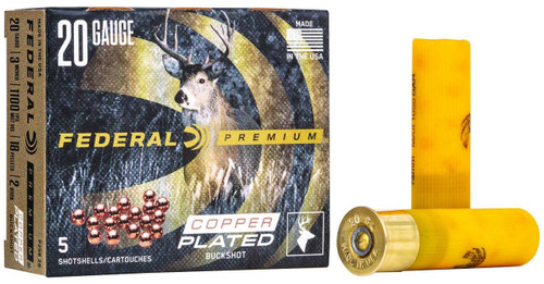 FEDERAL 20GA 3" MAG. 18 PELLETS-2B 5 RD/BX 50 BX/CS