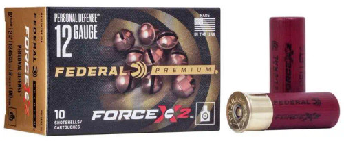 FEDERAL 12GA 2 3/4" 9 PELLETS FORCE X2 00-BUCK 10 RD/BX 5 BX/CS