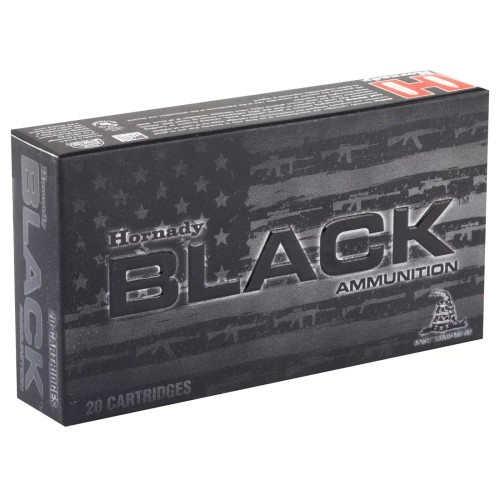 HORNADY BLACK 5.56NATO 62GR FMJ 20RD BX 200RD CASE