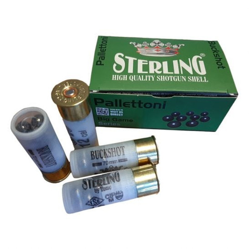 STERLING 12G 2.75" 00 BUCKSHOT 10RD BX 200RD CASE