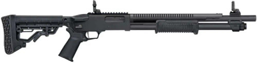 MOSSBERG 590R TACTICAL 12G SHOTGUN 18.5" MOE FOLDING SIGHT, MOE GRIP, 5 POSITION STOCK, 6+1
