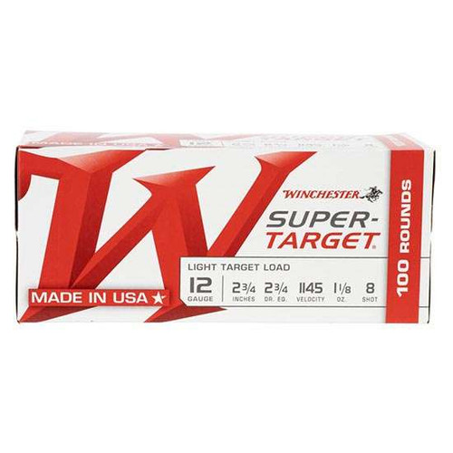 WINCHESTER SUPER TARGET 12G 23/4" 8SHT VALUE PACK