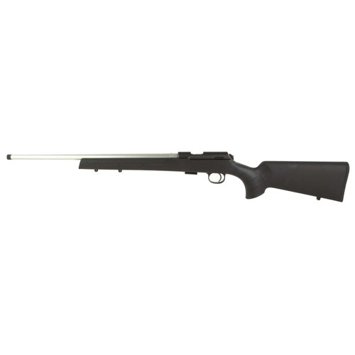 CZ 457 AMERICAN SUPPRESSOR-READY 22LR RIFLE 20" THREADED BBL, BLACK SYNTHETIC, 5RD MAGAZINE