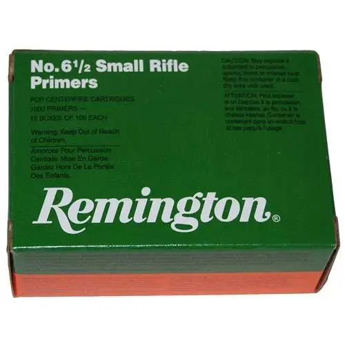 REMINGTON PRIMER 6-1/2 SMALL RIFLE 100 RD/BX 10BX/BRICK 5 BRICK/CS