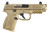 FN 509 COMPACT MRD COMPENSATED 9MM PSTL FDE 1-12RD, 1-15RD