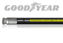 Goodyear 1250 PSI Wire  Concrete Pumping Hose (Heavy Duty Ends)