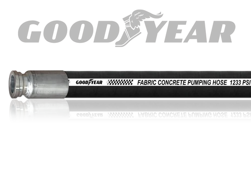 Goodyear 1235 PSI Fabric Reinforced Concrete Hose (Heavy Duty Ends)