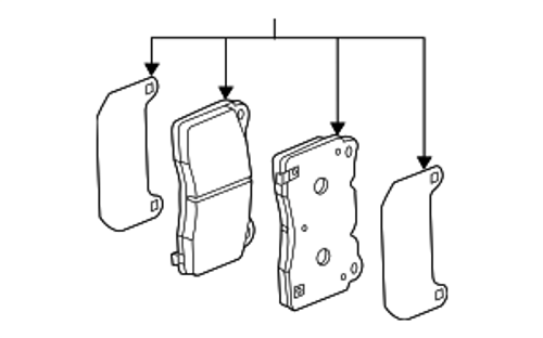 Brake Pads - GM (85142725)-dubai